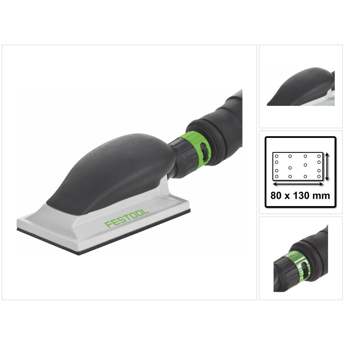 Festool, Schleifmittel, Schleifklotz HSK-A 80x130 (P80)