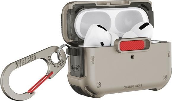 Produktbild Skinarma Mecha AirPods Pro 2 titanium (Ladecase Hülle)