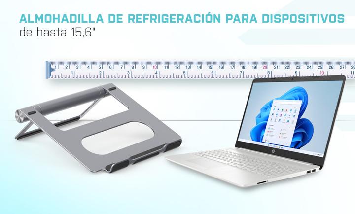 Image du produit i-tec Pad de refroidissement en métal, pour ordinateurs portables jusqu'à 15.6 pouces