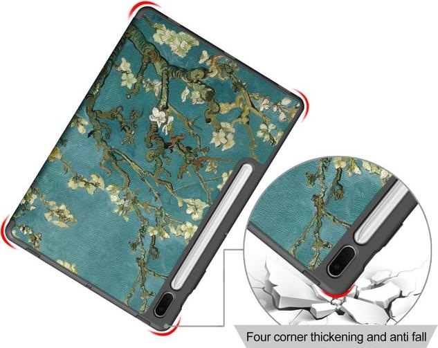 Produktbild MU Style Dreifach faltbare Hülle mit Muster (Galaxy Tab S7 FE)