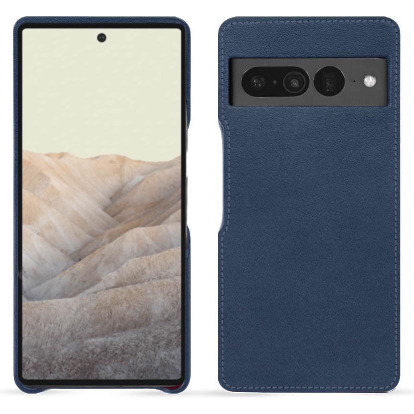 Noreve Lederschutzhülle (Google Pixel 7 Pro), Smartphone Hülle, Blau