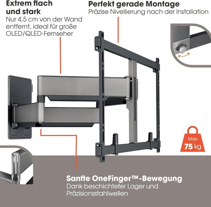 Produktbild Vogels TVM 5855 (Wand, 100", 75 kg)