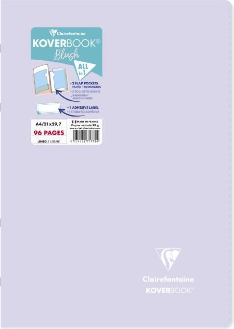 Immagine prodotto Clairefontaine Libretto Koverbook Blush (A4, Righe, Copertina morbida)