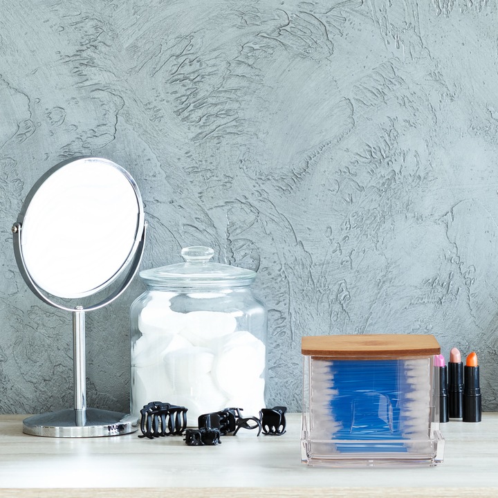Image du produit Relaxdays Distributeur coton-tiges