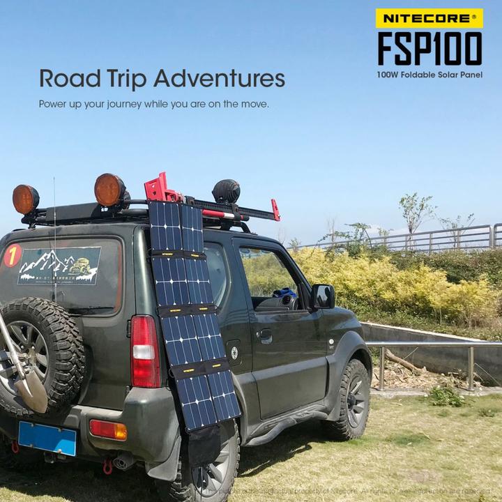 Actual product image Nitecore Solarpanel FSP100 - 100W (100 W, 2.10 kg)