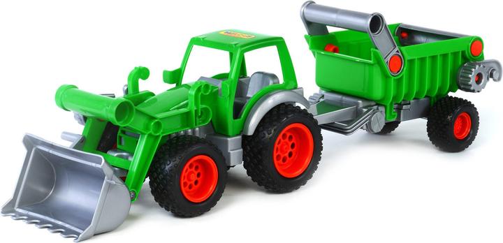 Produktbild Polesie Traktor mit Frontlader und Anhänger