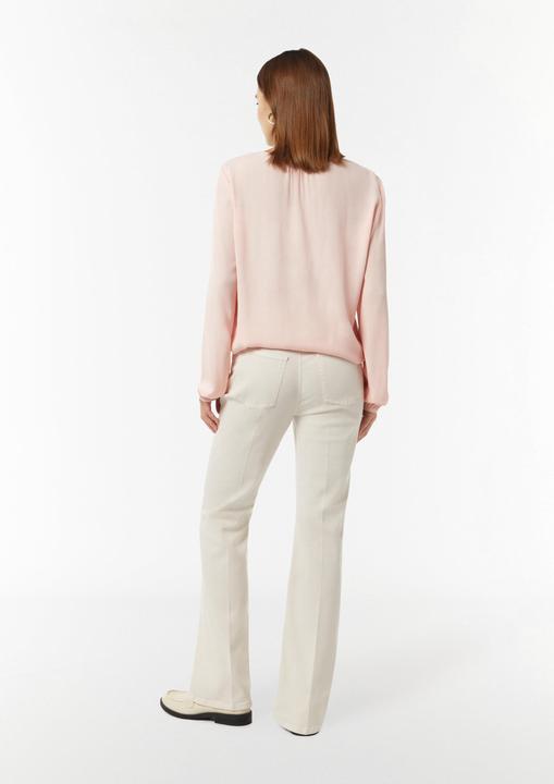 Produktbild Comma Bluse Bluse in Crêpe-Optik mit gerafftem Saum (46)