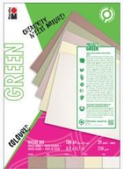 Image du produit Marabu Bloc de coloriage Green Nature Mix, DIN A4, couleurs naturelles assorties (A4, Blanc)