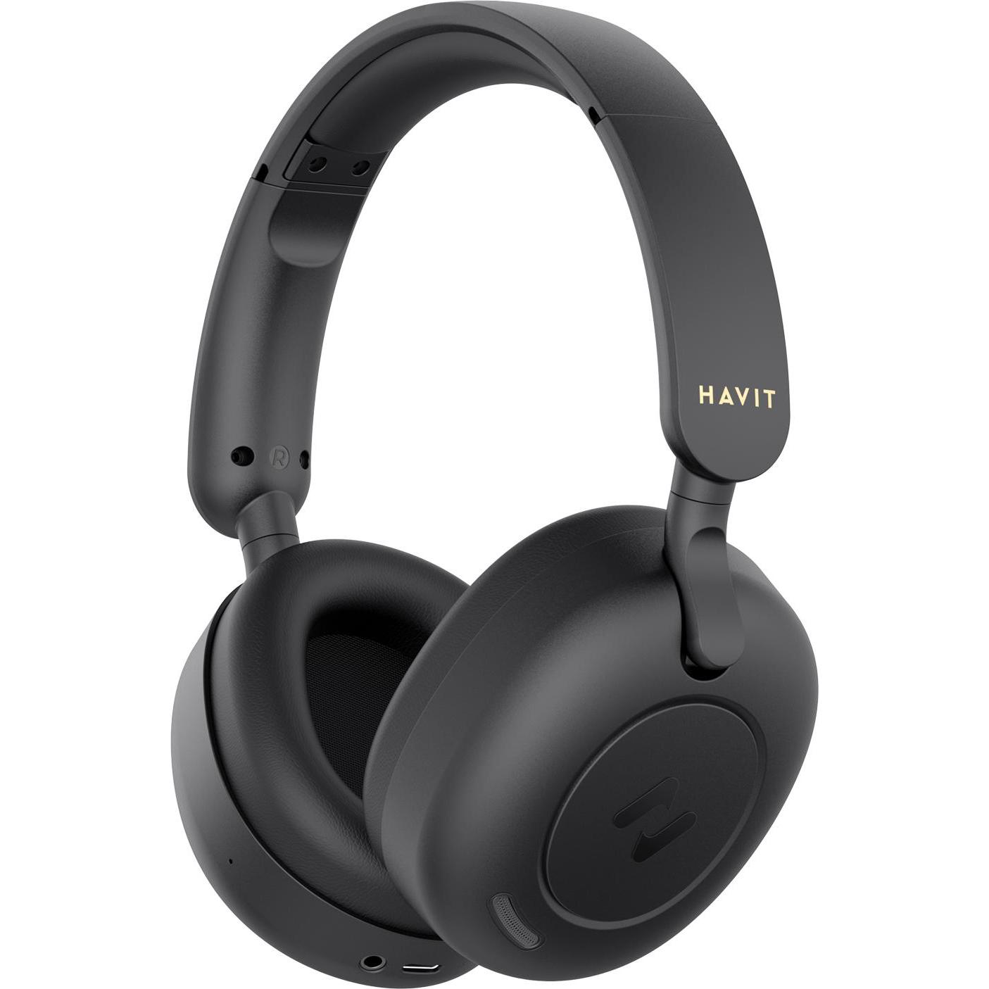 Havit Hibrid Anc BluetoothKulaklık Siyah (ANC, 76 h, Cablato, Senza fili), Cuffie, Nero