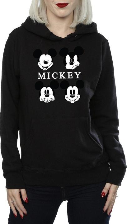 Immagine prodotto Disney Felpa con cappuccio Mickey Mouse Quattro Teste Donna/Ladies (L)