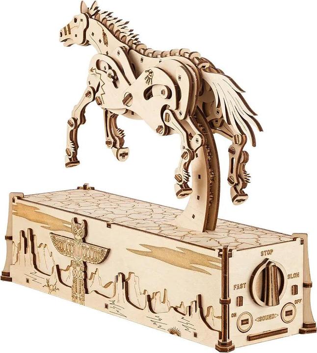 Wood Trick Mustang - Kit de construction en bois 3D