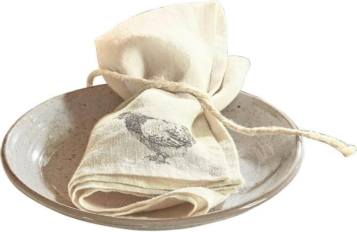 Immagine prodotto Loberon Serviette 4er Set Walorine creme (4 x, 40 x 40 cm)