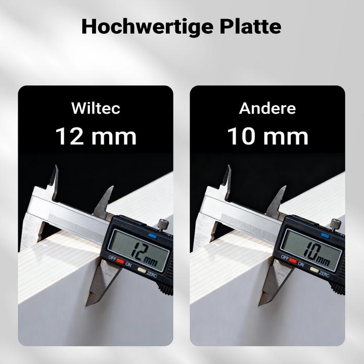 Produktbild Wiltec Toboli Heizkörperverkleidung weiss 152x19x82cm Heizkörperabdeckung MDF Heizkörper