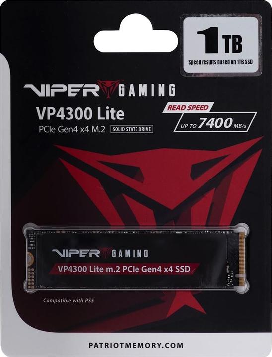 Actual product image Patriot VP4300 (1000 GB, M.2 2280)