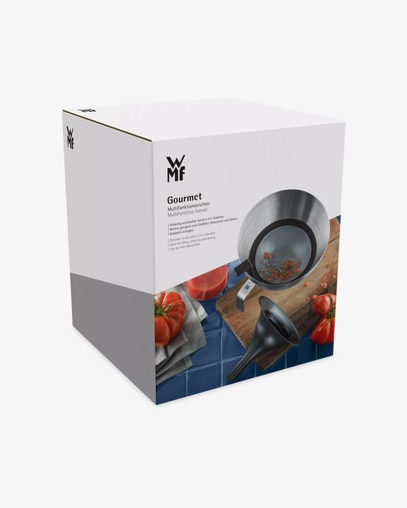 Produktbild WMF 3in1 Edelstahl Trichter 18cm abnehmbarer Reduziertrichter & Sieb Gourmet
