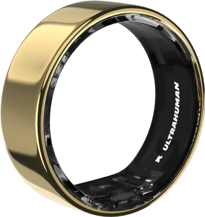 Immagine prodotto Ultrahuman Anello Air- Taglia 13- Air Gold (13, Oro bionico)