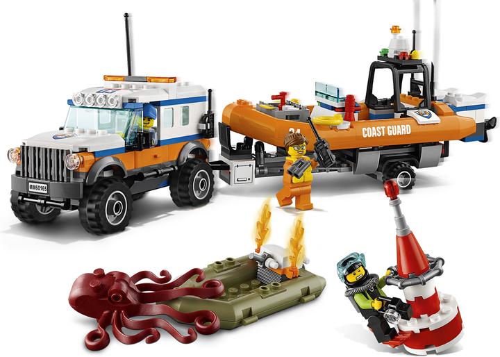 Image du produit LEGO Véhicule tout-terrain avec canot de sauvetage (60165, LEGO City)