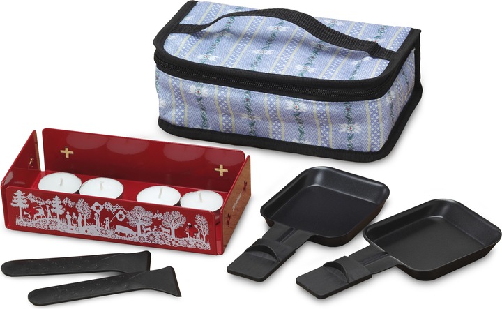 Image du produit Trisa Raclette Tealight Explore the Alps Rouge