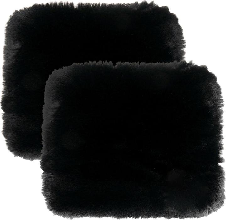 Viva Kunstfell- Kuschelfell aus Wildlederimitat, 2er-Set