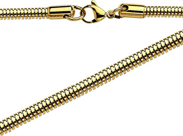 Actual product image Star Piercing Gold-plated round chain (without brass)