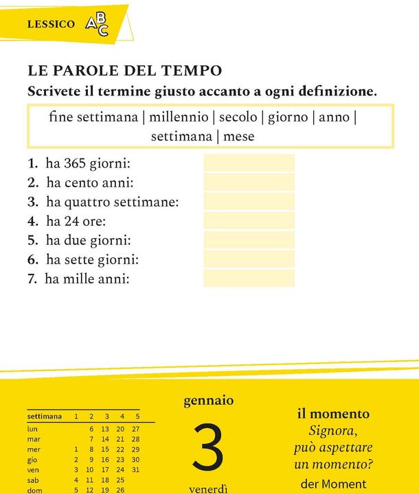 Produktbild Langenscheidt Sprachkalender Italienisch 2025