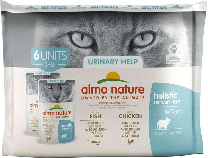 Almo Nature Urinary Fisch+Huhn 6x70g (Adult, 6 Stk., 420 g)
