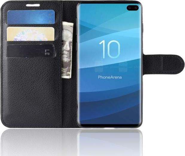 Image du produit MU Classic Couvertures en cuir Litchi Bookcover Series (Samsung Galaxy S10+)