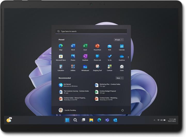 Actual product image Microsoft Surface Pro 9 for business (13", Intel Core i5-1245U, 8 GB, 512 GB, Without keyboard layout)