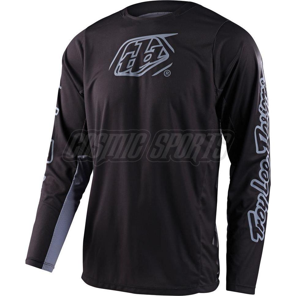 Troy Lee Designs, Herren, Velotrikot, GP Pro Jersey, Icon, black/gray, M (M), Schwarz, Grau, M