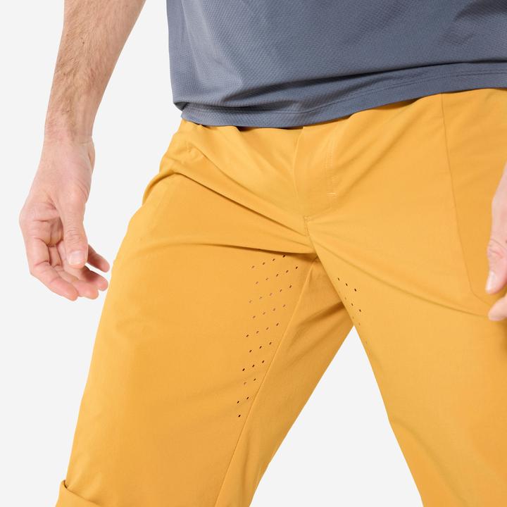 Produktbild Rockrider Radhose kurz atmungsaktiv Unisex gelb (3XL)