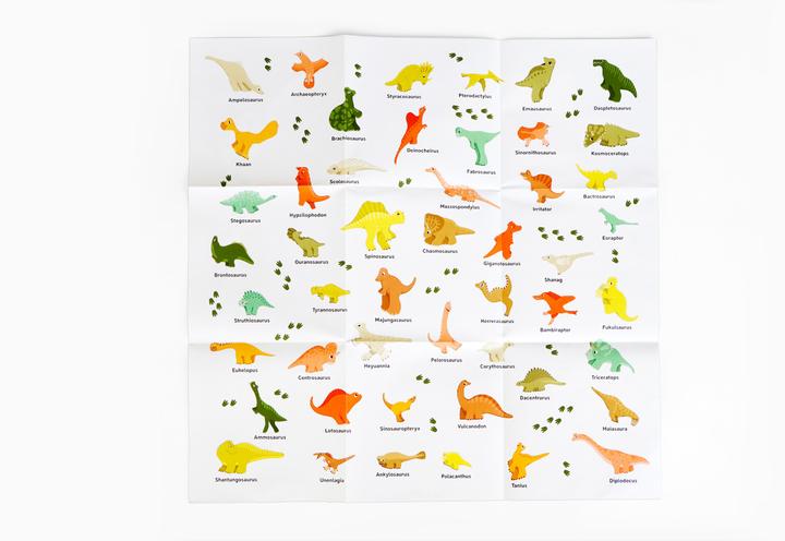 Actual product image 49 dinos and 1 asteroid (German)