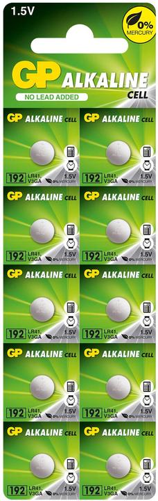 GP Batteries Alkaline (10 Stk., LR41, 24 mAh)