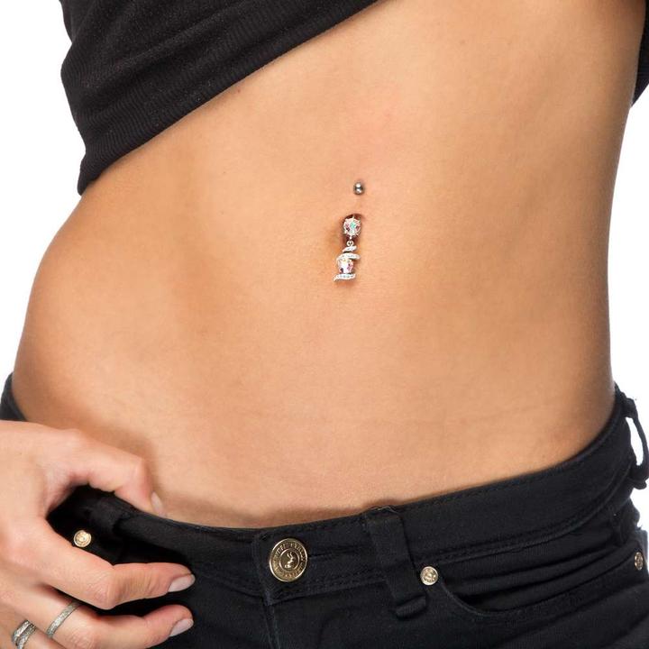 Produktbild Bijouteria Bauchpiercing (Edelstahl, Messing, Kristall)