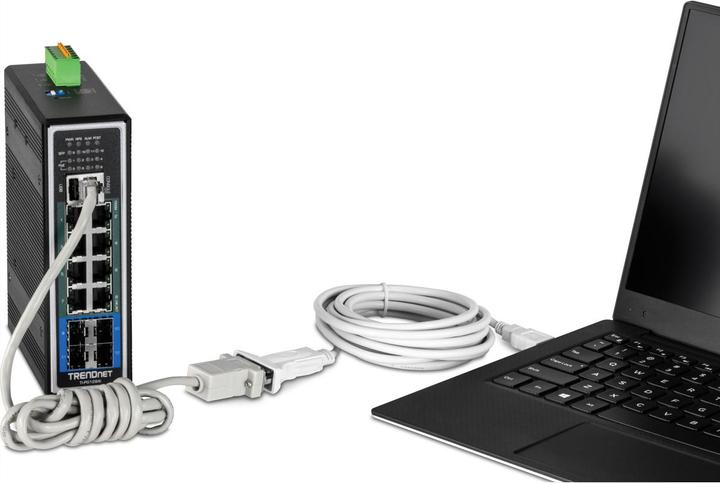 Produktbild Trendnet USB zu Serial Konverter TU-S910 3 Meter Kabel