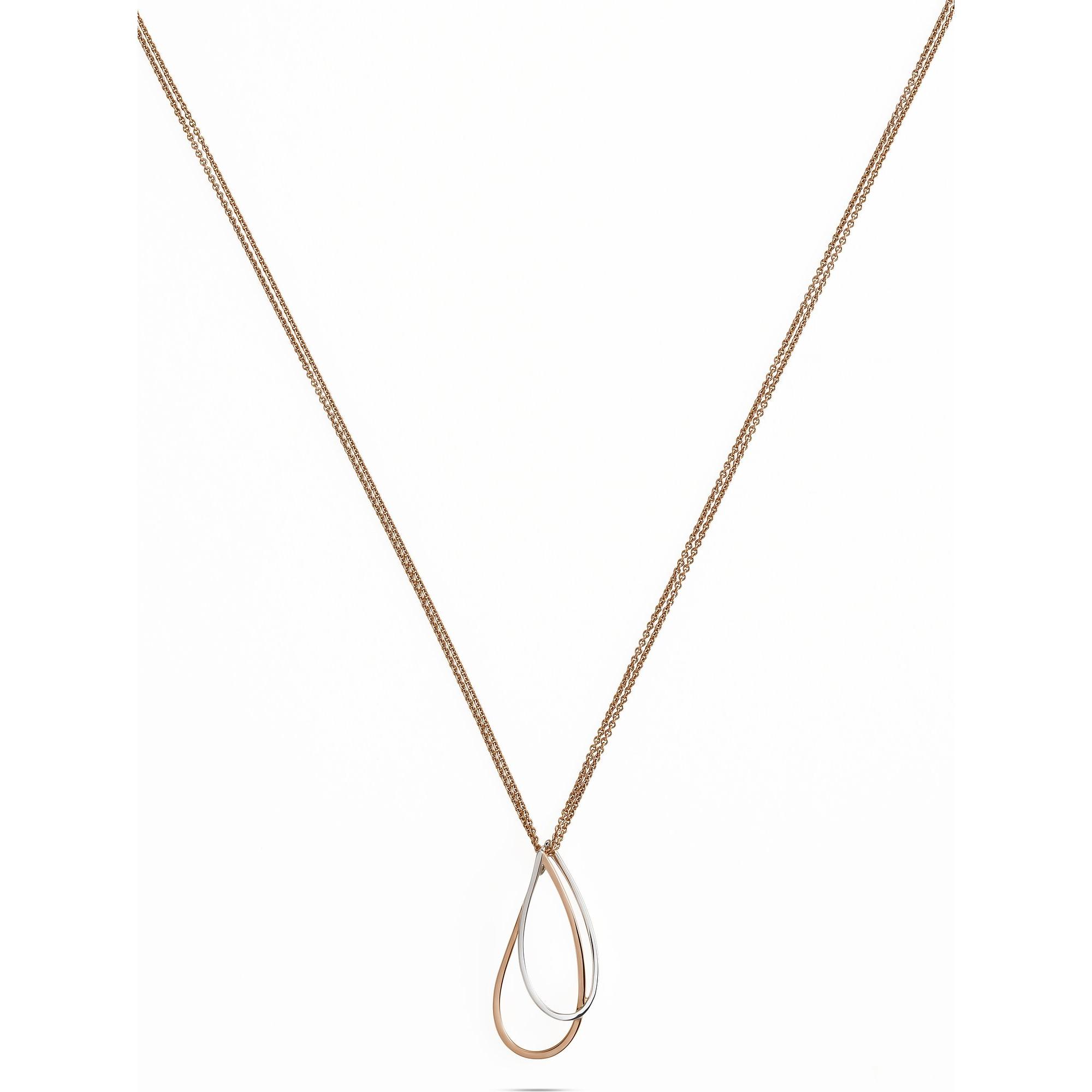 Christ, Halsschmuck, Kette, (585er Weissgold, 585er Rotgold, 43 cm)