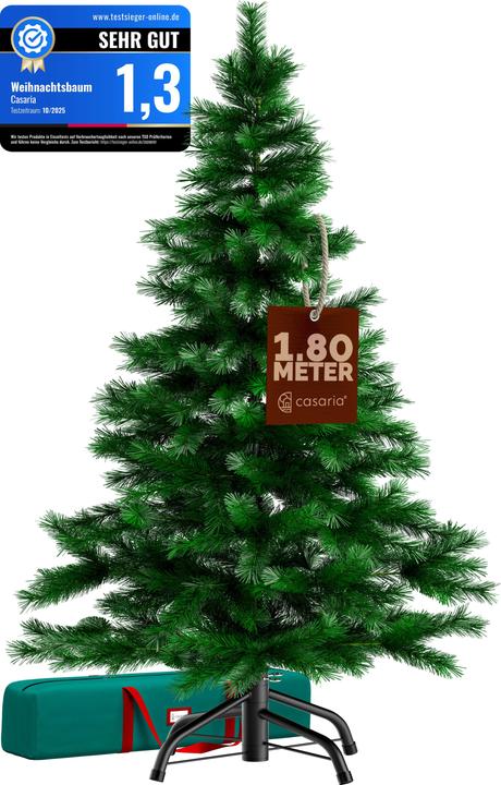 Actual product image Casaria Weihnachtsbaum (180 cm)