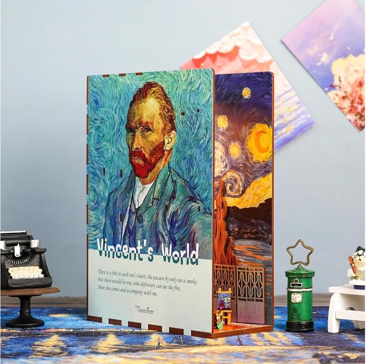 Produktbild Tonecheer Vincent's World - Book Nook (80 Teile)