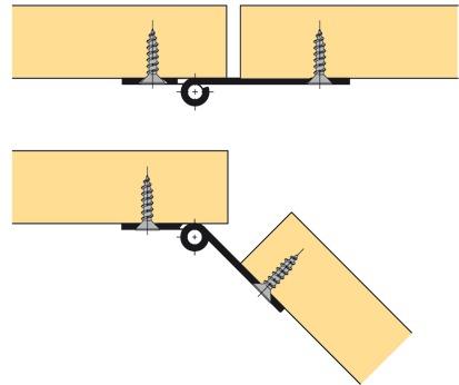 Actual product image Hettich Folding door hinges 625