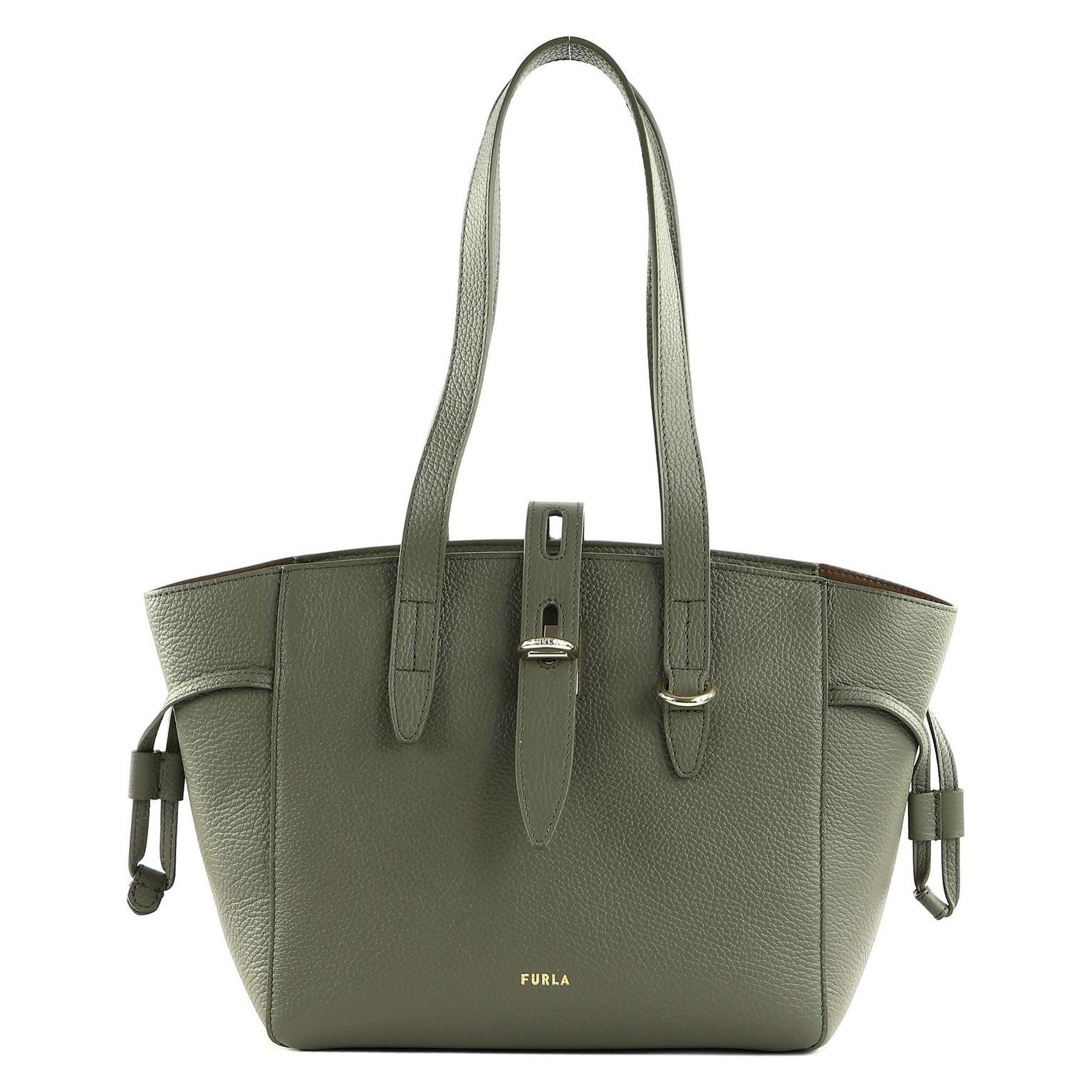 Furla, Damen, Handtasche, Net Tote Bag 24, Grün