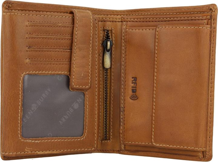 Immagine prodotto Greenburry Portafoglio Tornado con protezione RFID in pelle 10 cm