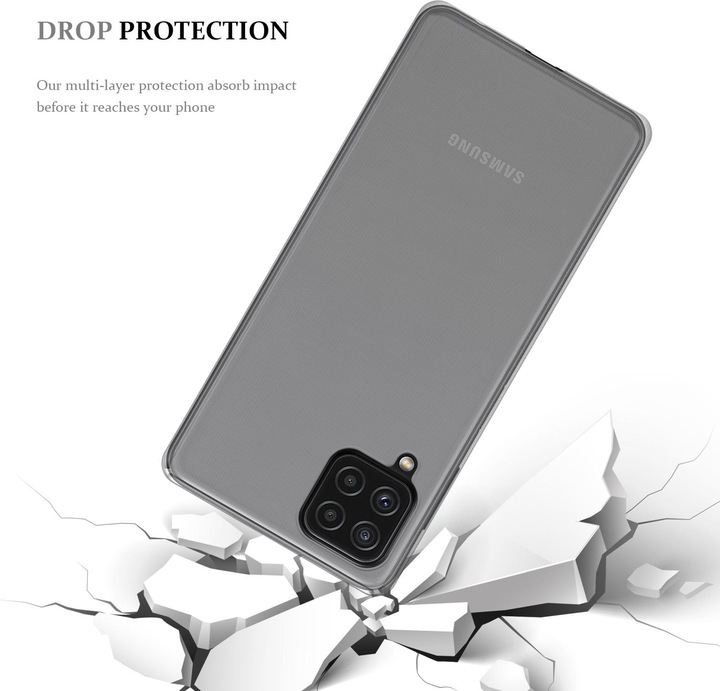 Productafbeelding Cadorabo TPU Ultra Slanke AIR Cover (Samsung Galaxy M22, Samsung Galaxy A22, Samsung Galaxy A32)