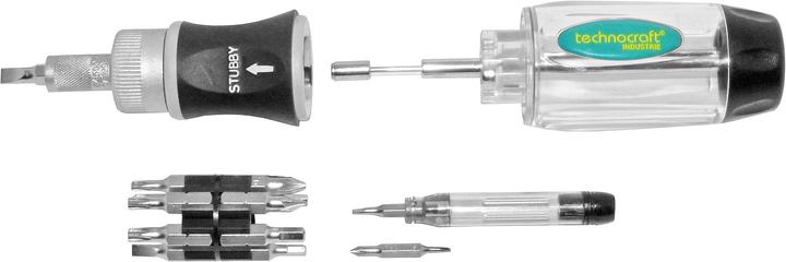 Produktbild technocraft 4-IN-1 Ratschenschraubendreher (Schlitz)