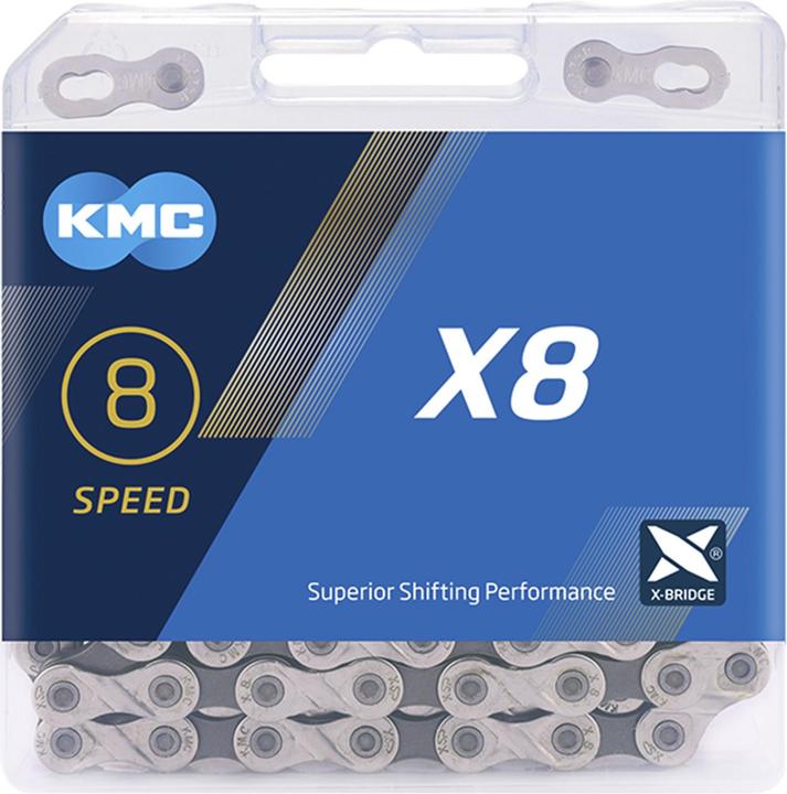 Produktbild KMC Velokette X8 EPT Silver/Grey (8-fach)