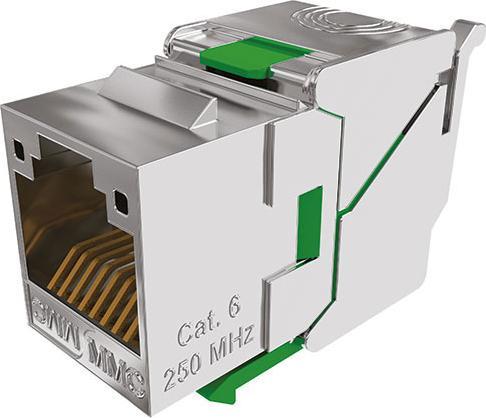 Multimedia Connect Keystone Jack BC CAT6 shielded toolless (Module Keystone)