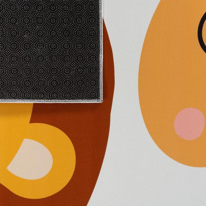 Produktbild TT Home Kinderzimmerteppich Teppich Junge Mädchen Kinderteppich Rutschfest Zoo Tiere (220 x 160 cm)