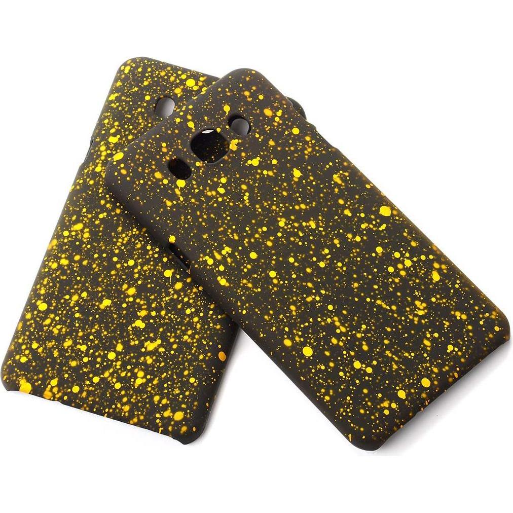 Thumbnail - König Design Handy Hülle Schutz Case Bumper Etuis für Samsung Galaxy J7 2016 3D Sterne Gelb (Samsung Galaxy J7 (2016)), ...