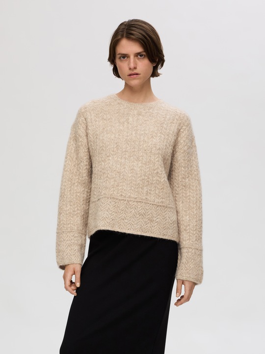 Image du produit Selected Femme Pull en maille structurée (M)