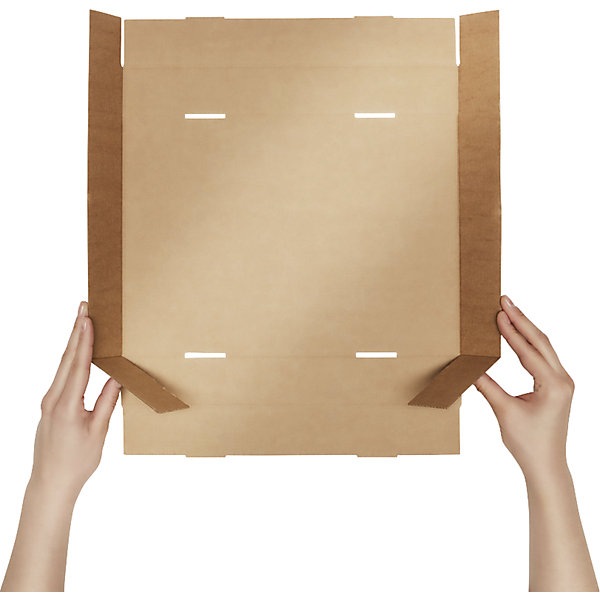 Image du produit kaiserkraft Boîte cloche, deux parties, dim. int. 330 x 300 x 120 mm, marron, à partir de 10 (1 x)