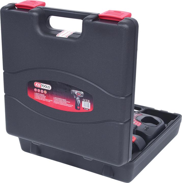Actual product image KS Tools 1/4"" cordless bit screwdriver, 24Nm, 400 rpm 10.8V, with 1 battery and 1 charger (Rechargeable battery operated)