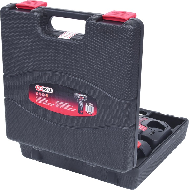 Image du produit KS Tools Visseuse à embouts sans fil 1/4"", 24Nm, 400 tr/min 10,8V, avec 1 batterie et 1 chargeur (Fonctionnement sur batterie)